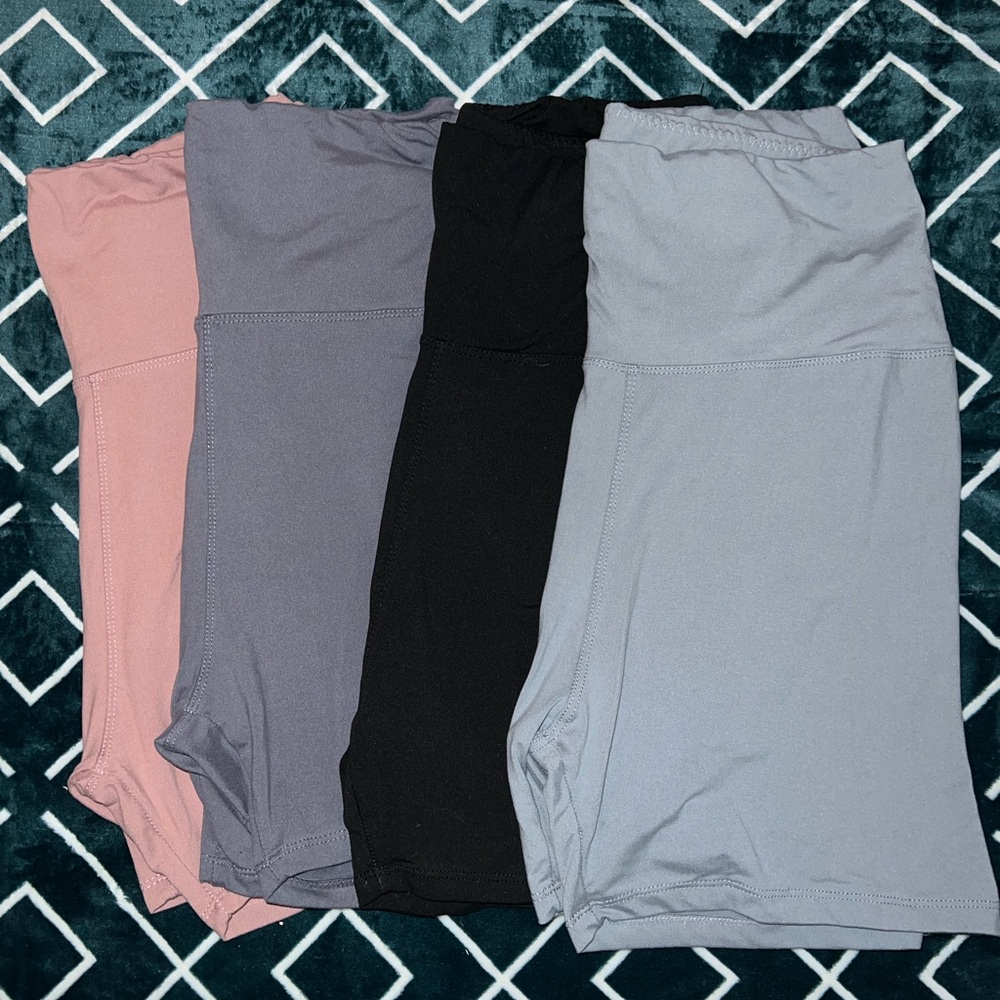 4 Pack Biker Shorts